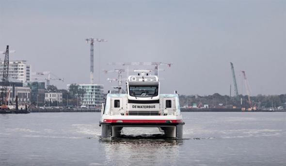 Så här kommer elfärjorna i Rotterdam att se ut när de är färdigbyggda.